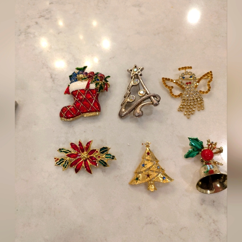 Christmas Brooches